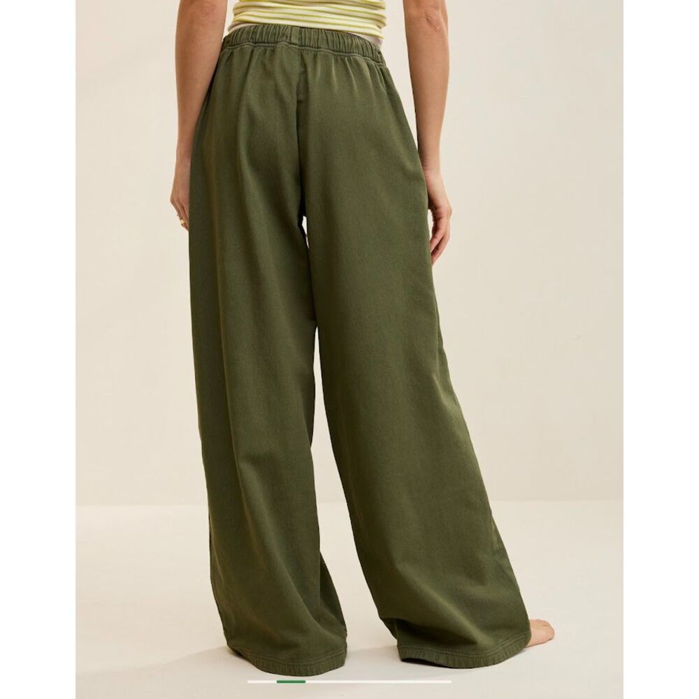 NEW AERIE AE American Eagle Daydream L Jeans Denim Stretch Trouser pants Olive - Picture 5 of 7